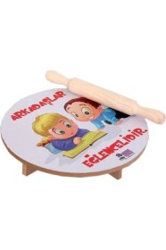 Resim Oyun Hamuru Hediyeli Mini Sofra Seti- 18 cm 