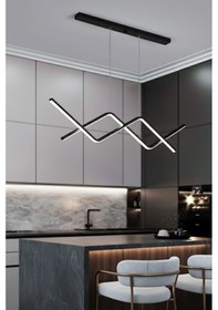 Resim Utku Modern Tasarım Siyah Renk Yemek Masası Üstü - Mutfak - S... Siyah 