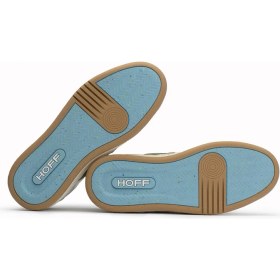 Resim HOFF Beyaz - Gri - Yeşil Erkek Deri Süet Sneaker CAIROLI 