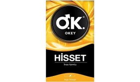 Resim Okey Okey Hisset 10'Lu Prezervatif 1 Paket Prezervatif 