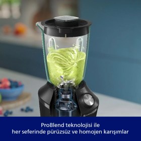 Resim Philips 3000 Series Smoothie Blender Siyah HR2291/41 