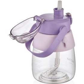 Resim Shotay Hippo Tritan Su Matarası Mor 1050ml 