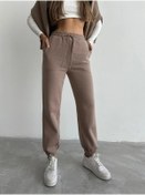 Resim Evyora 3 İplik Şardonlu Paça Lastikli Eşofman Vizon İs001 Cok-renklı 