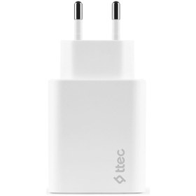 Resim Ttec SmartCharger Duo USB-C+USB-A Seyahat Şarj Aleti 2.4A 