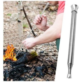 Resim Buffer Teleskopik Ateş Başlatıcı Outdoor Üfleme Borusu 63 Cm Çok Renkli 