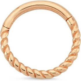Resim Rose Altın Burgu Clicker Piercing AS74PCR2 AltınSepeti Rose Gold 