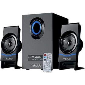 Resim Epilons MIKADO MD-1700BT 2+1 SIYAH USB+SD+FM DESTEKLI UKLI MULTIMEDIA BLUETOOTH SPEAKER 