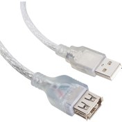 Resim Powermaster Usb Uzatma Kablosu 1.5 Metre Şeffaf 