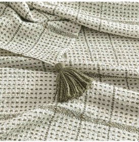 Resim Linens Coze Throw / Tv Battaniyesi Yeşil Tek Kişilik Yeşil 