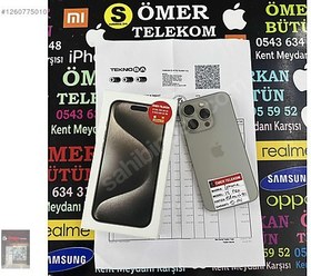 Resim Apple iPhone 15 Pro İkinci El TR | 128 GB | Natürel Titanyum 
