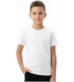 Resim Modanıno Erkek Çocuk 2'li Geniş Kalıp Basic T-shirt 6-14 Yaş 12690ds Siyah 
