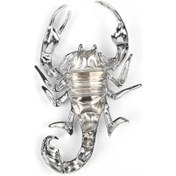 Resim Lasonstiges Kendinden Yapışkanlı Amblem Çıkartmalar Değiştirme Kiti Dekoratif Metal Rozet Akrep Kral Logosu 9.5x5.5 Cm Yapışkanlı Etiket 