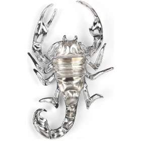 Resim Lasonstiges Kendinden Yapışkanlı Amblem Çıkartmalar Değiştirme Kiti Dekoratif Metal Rozet Akrep Kral Logosu 9.5x5.5 Cm Yapışkanlı Etiket 
