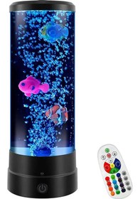 Resim Lav Lambası Masa Lambası Usb Led 16 Renk Balon Lamba Gece Lambası Çocuk Dekorasyonu Çok Renkli 