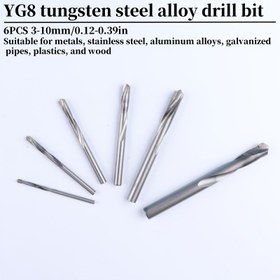 Resim Tungsten çelik matkap uçları, paslanmaz çelik plakaları delmek için tasarlanmış, elektrikli matkaplarla metal saclar, çelik borular ve diğer metaller üzerinde kullanılmaya uygun, ultra sert alaşımlı aletlerdir. 