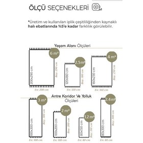 Resim Pella 6811 Krem Halı Yolluk Dokuma Makine Halısı Yatak Odası Halısı Klasik Çerçeveli Salon Halısı 