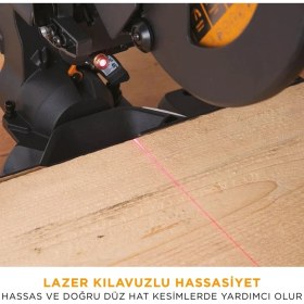 Resim Evolution 048-0003A R210SMS+ Kızaklı Gönye Kesme Makinesi, 210MM 