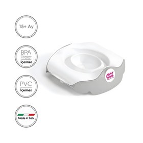 Resim Okbaby Roady Eğitici Oturak Klozet Adaptörü Gri - Gri / 0+ Ay 