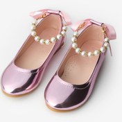 Resim Le Mabelle Pembe İncili Topuğu Fiyonklu Kız Çocuk Ayakkabı 