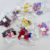 Resim 8 adet, 1 set küçük çanta ve bir set mini figür süslemeleri içerir, yapı blokları dahil 