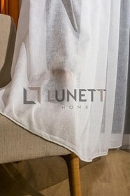 Resim Foldet Keten Sık Pileli 1X3 Tül Perde Salon Balkon Mutfak Tülü, 500 x 250 