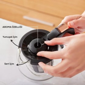 Resim Karaca Hatır Bol Köpüklü Dokunmatik Konuşan 5 Ürün 1 Arada Közde Türk Kahvesi, Sütlü Türk Kahvesi, Sütlü Içecek Hazırlama, Filtre Kahve ve Çay Demleme Makinesi 