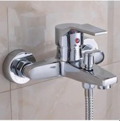 Resim Sardıcı Banyo Bataryası Krom Banyo Musluğu 