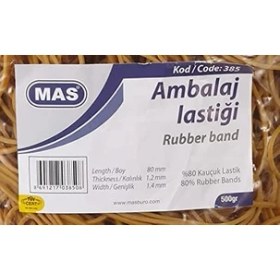 Resim Mas Ambalaj Lastiği 500GR%80 Kauçuk Midi 385 