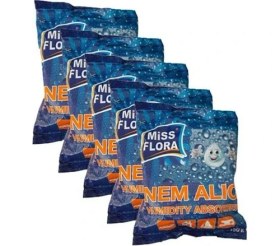 Resim Cem Miss Flora 5'li Süper Ekonomik Yedek Paket (5 Adet 450 gr Nem Alıcı Yedek) 