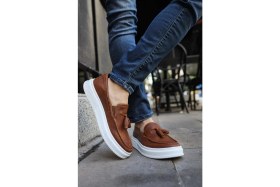 Resim Chekich CH127 - Cbt Loafer-X Erkek Ayakkabı Taba 
