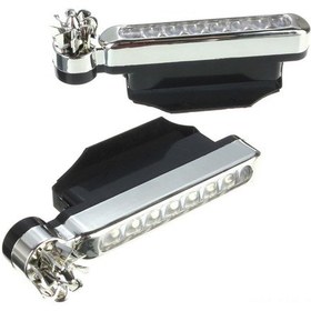 Resim Xindoker Rüzgar Enerjili Led Gündüz Farı - Kolay Kurulum, 12v, Çiftli Set, Su Geçirmez Tasarım, 50.000 Saat Ömür 