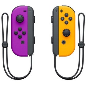 Resim Nintendo Switch Purple/ Neon Orange Joy-Con Wireless Control 