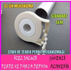 Resim Stor Zebra Perde Mekanizması-Perde Zincirli Mekanizma-Stor Perde- 