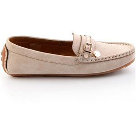 Resim Bambi Bej Kadın Loafer Ayakkabı K01309000772 Bej 