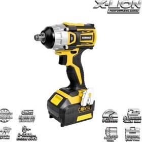 Resim Rtrmax RTX2028 18 V 250 NM 2 x 4 Ah Akü Akülü Somun Sıkma 