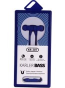 Resim Karler Bass KR-207 Mıknatıslı Kablolu Kulaklık - Lacivert ZNGZR 