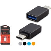 Resim Hn4457K Otg Type-C To Usb Otg Çevirici Metal Kutulu Dönüştürücü 