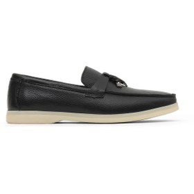 Resim Bueno Shoes Siyah Flotter Deri Erkek Günlük Ayakkabı 05ms101 