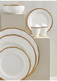 Resim Prouna Antique Gold 72 Parça Yemek Takımı 