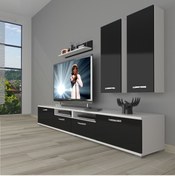 Resim Decoraktiv Eko 5220d Mdf Tv Ünitesi Tv Sehpası - Beyaz - Siyah 