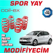 Resim Coil-Ex Polo 6R 2009 Sonrası 45-45Mm Alçaltma Spor Yay Helezon 