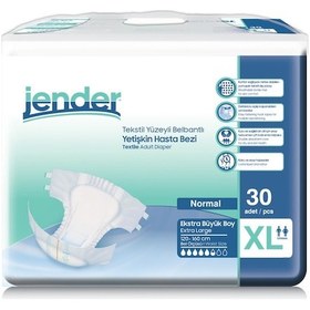 Resim Jender Bel Bantli Hasta Bezi XL 3 x 30'Lu 90 Adet 