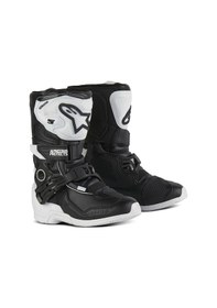 Resim Alpinestars Tech 3s Kros Çocuk Motosiklet Botu Beyaz Siyah 