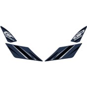 Resim GP Kompozit Honda PCX 125 2021-2024 Uyumlu Artçı Ayak Pad Mavi 