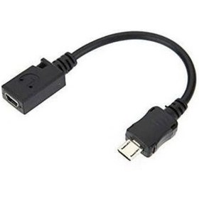Resim Mini usb micro usb çevirici kablolu 5 pin mini usb micro usb çevirici 