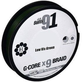Resim Sufix 91 G-core X9 0.235 Mm 150m Low-vis Green 9 Kat İp Misina 14.5kg Çeker 
