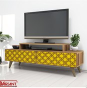 Resim Variant City Tv Ünitesi Tv Sehpası Ceviz-Sarı 