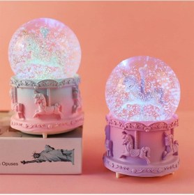 Resim Orta Boy Unicorn Kar Küresi 