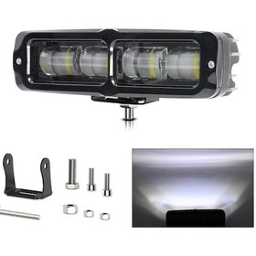 Resim Teltree 80w 6 İnç Led Offroad Işık 8000lm Beyaz Işık Ip68 Su Geçirmez 9-30v Araç Isıklı Spot Işığı Alüminyum, Tek Adet 