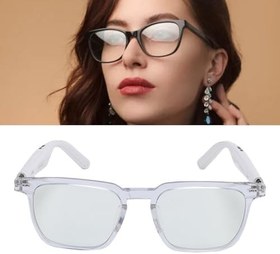 Resim Erkek Ve Kadın Için AI Ile Akıllı Gözlük, 110+ çeviri Ile Bluetooth Gözlük, Seyahat İş Öğrenimi Için İdeal (WHITE) 